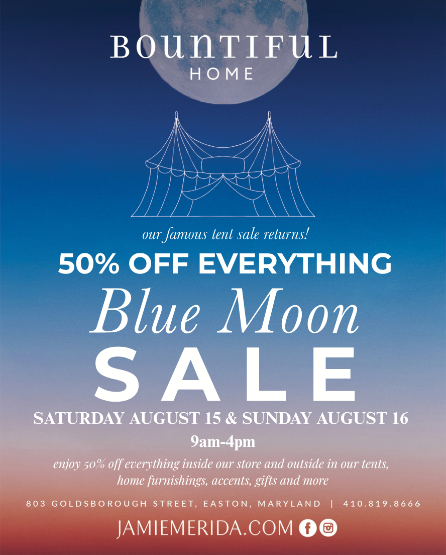 The Annual Blue Moon Tent Sale Returns